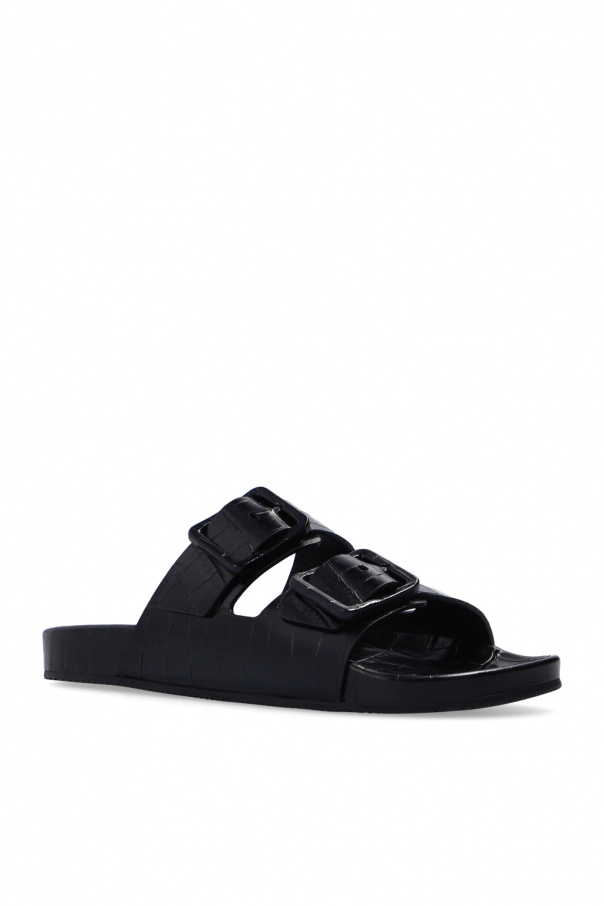 Mallorca' leather slides Balenciaga - Suplial ruffle-detail